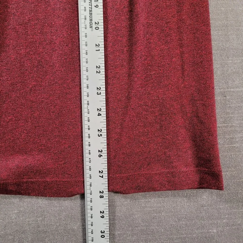 Banana Republic Quarter Zip Pullover Mens L Burgundy Excellent Luxury Touch Mock